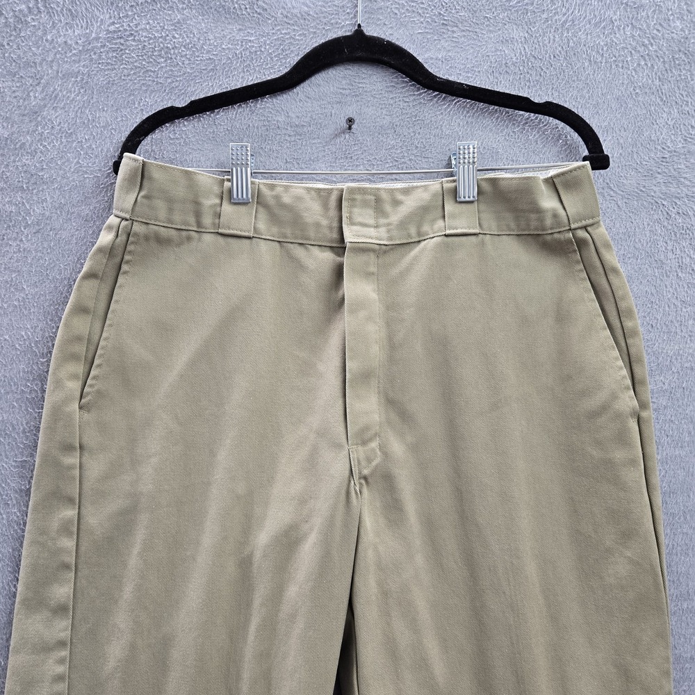 Dickies Men Pants 33X32 Brown Chino Work Pants Gorpcore 30" Inseam - Picture 5 of 11
